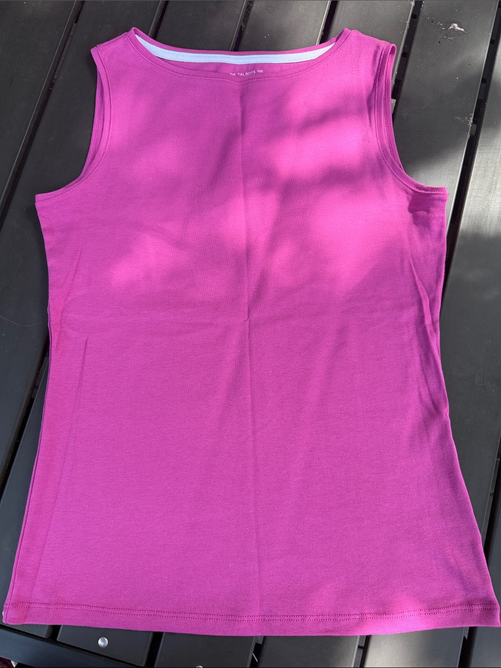 Talbots Bright Pink Sleeveless Tank Top
